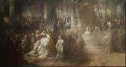 Carl Gustaf Pilo The coronation of Gustaf III, in the collection of the National Museum Spain oil painting artist
